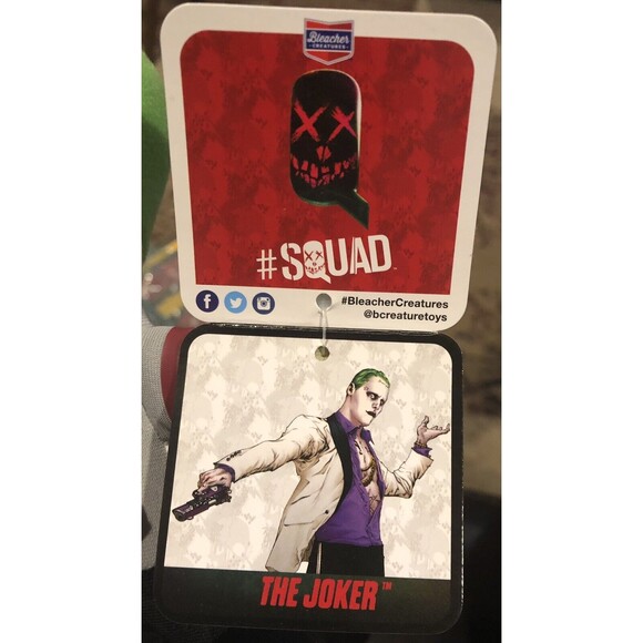 Joker Bleacher Creatures 7” Plush DC Comics Suicide Squad Stuffed Jared Leto - Picture 12 of 12